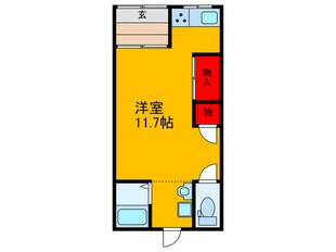 永田２丁目連棟貸家の物件間取画像